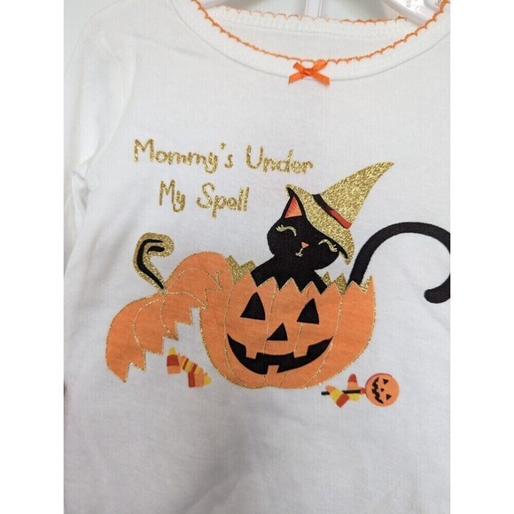 Spooky Night Girls Halloween Sleepwear Set 12 Months - Picture 3 of 7